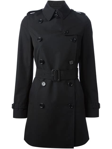 burberry black trench coat women|classic Burberry trench coat women.